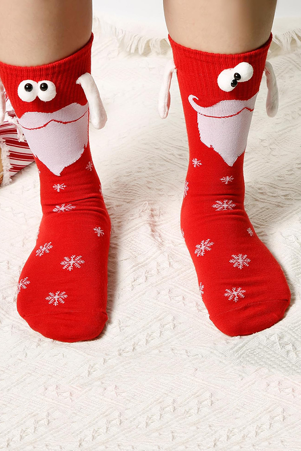 Christmas Cute Holding Hands Socks-consonak