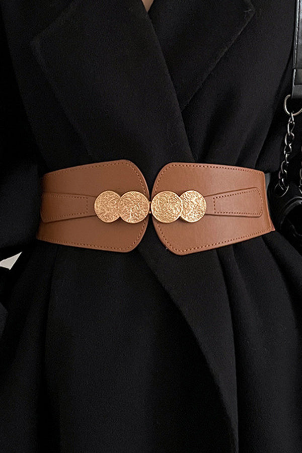Retro All-match Wide Elastic Belt | Consonak