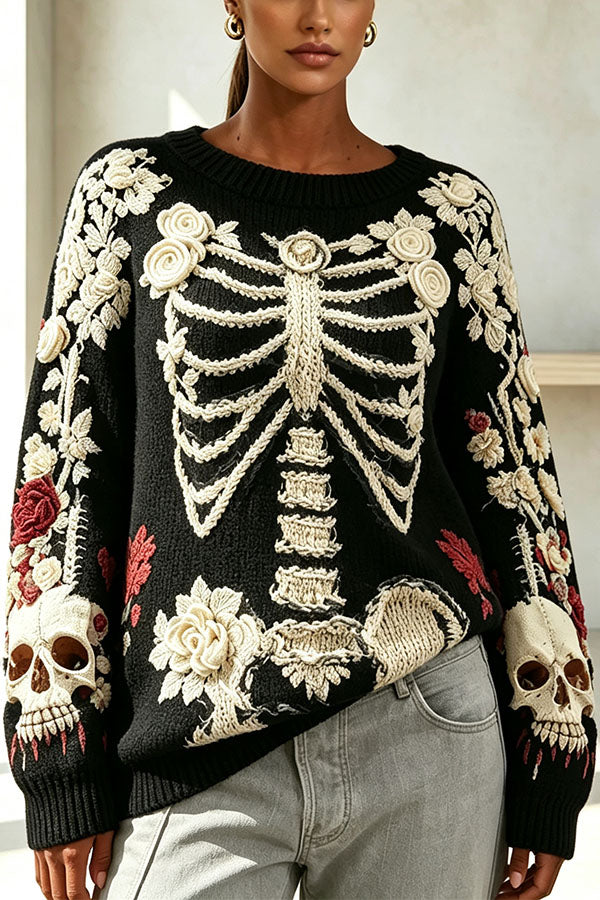 Halloween & Goth Fashion Sweater-Consonak