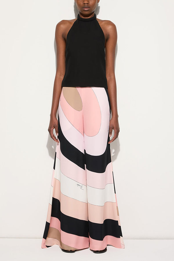 Unique Printed Sexy Backless Casual Wide Leg Jumpsuit-consonak