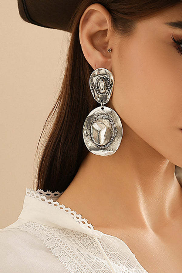 Western Cowboy Hat and Boots Pendant Earrings-consonak