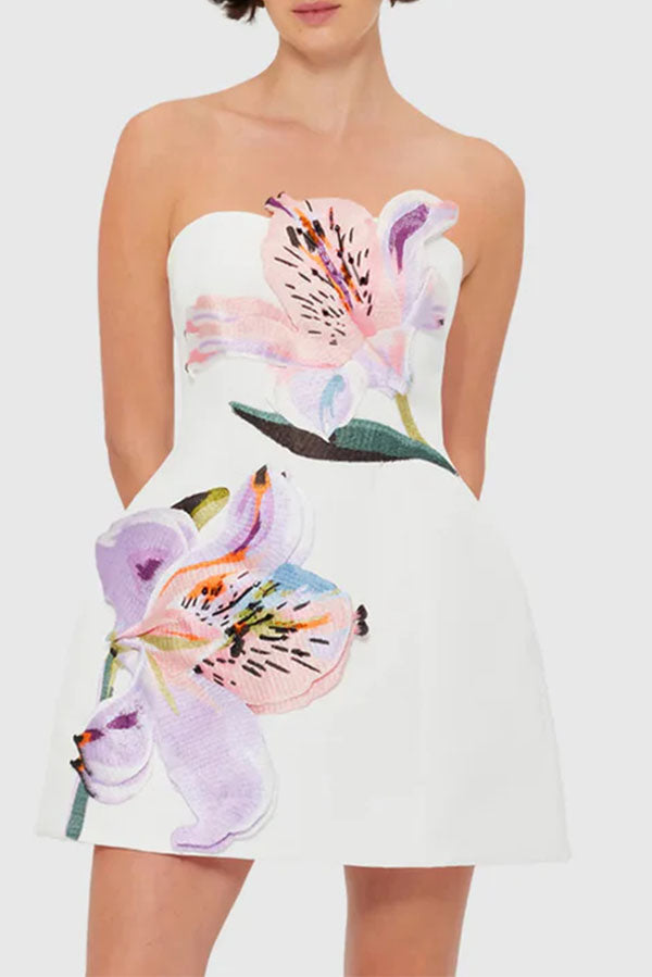 Seraphina  Lily Strapless Mini Dress-Consonak