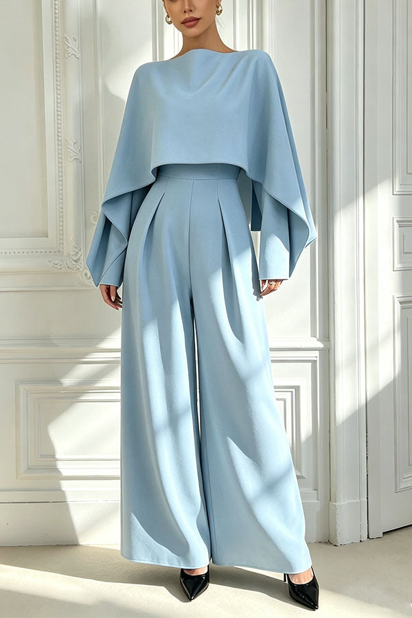 Modern Minimalist Chic Wide-Leg Jumpsuit-Consonak