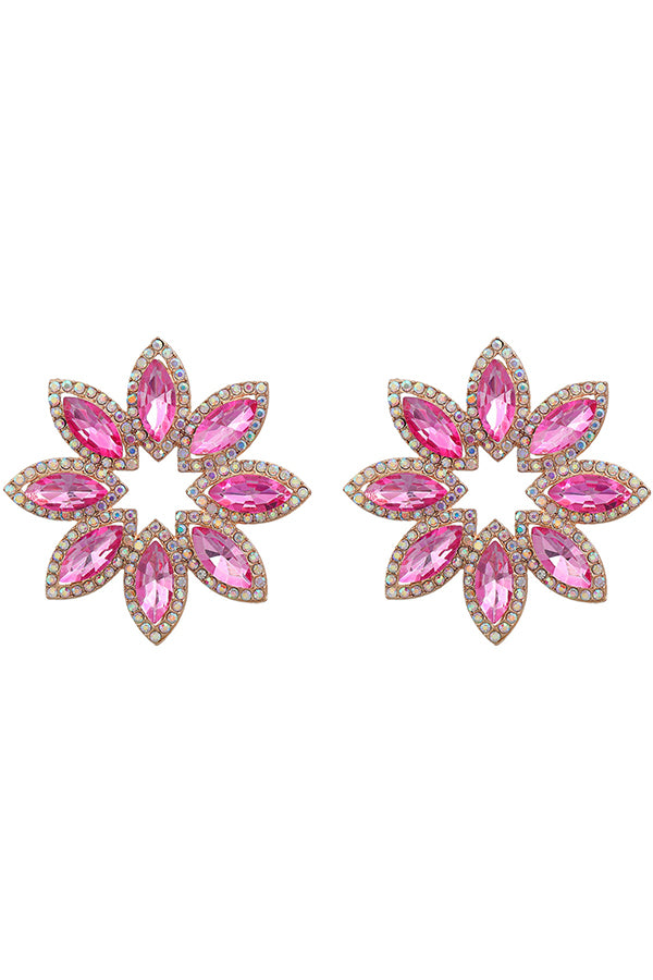  colour Floral Earrings-consonak