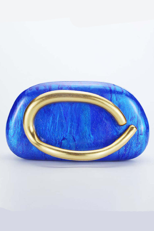 Elegant Special-shaped Shell Acrylic Fashion Clutch-consonak