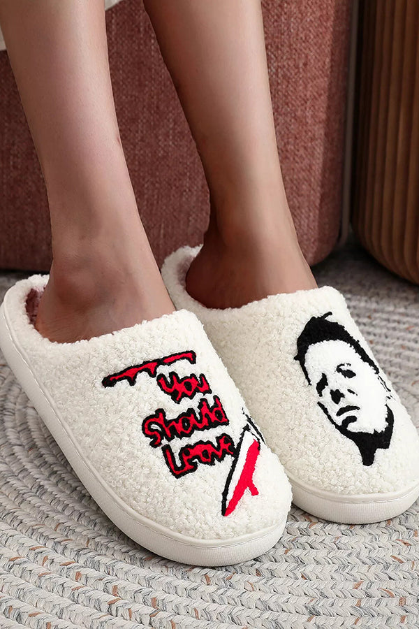 Halloween Home Warm Cotton Slippers | Consonak