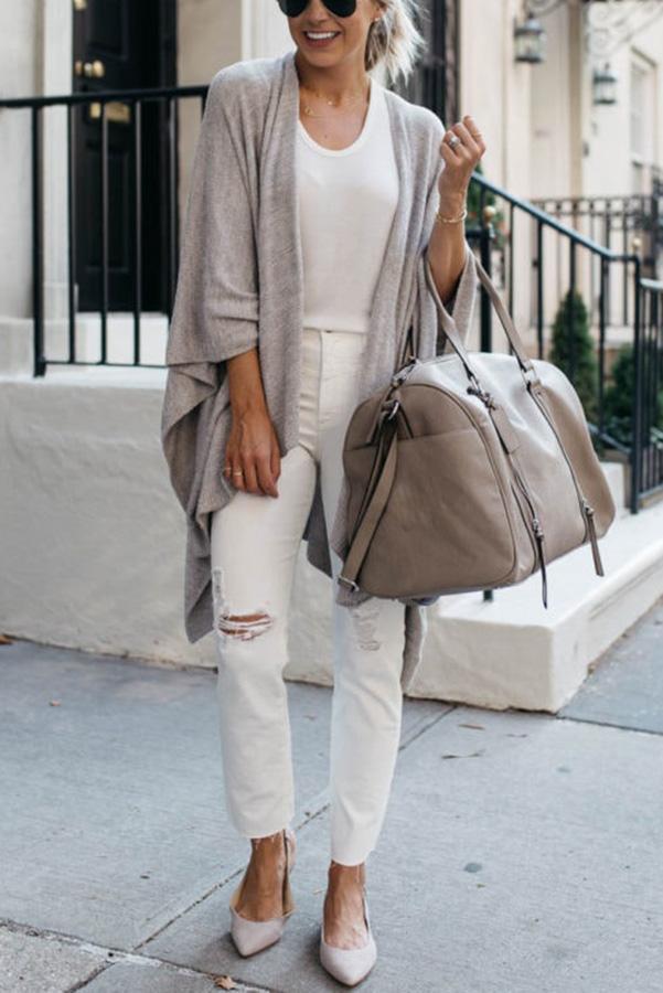 Freely Feeling Open Knit Cardigan-consonak