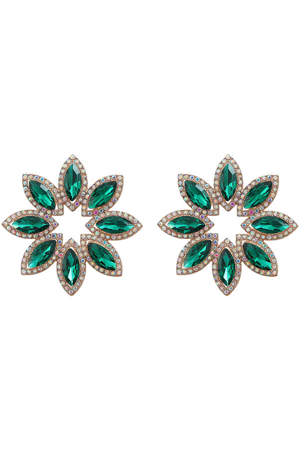  colour Floral Earrings-consonak