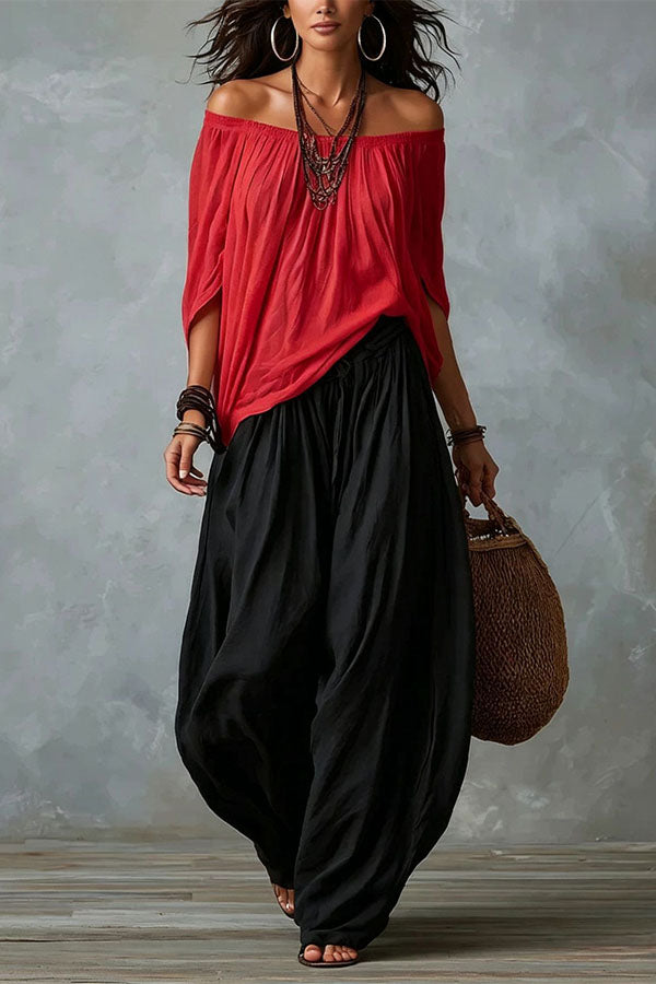 Elena Boho Chic Two-Piece Set-Consonak