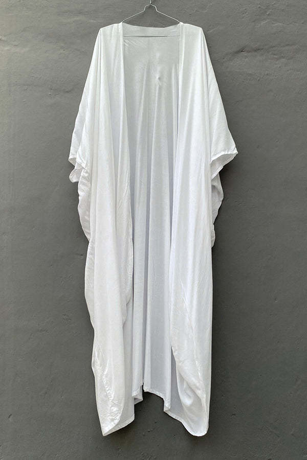 Summertime In Venice Solid Color Kimono Beach Cover-up-consonak