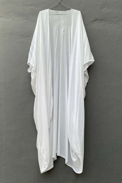 Summertime In Venice Solid Color Kimono Beach Cover-up-consonak