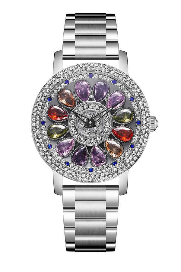 Fashionable Diamond-studded Elegant Quartz Watch-consonak