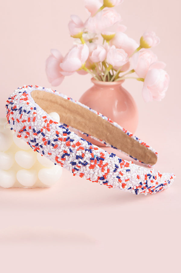 American Flag Color Matching Stylish Decorative Headband-consonak