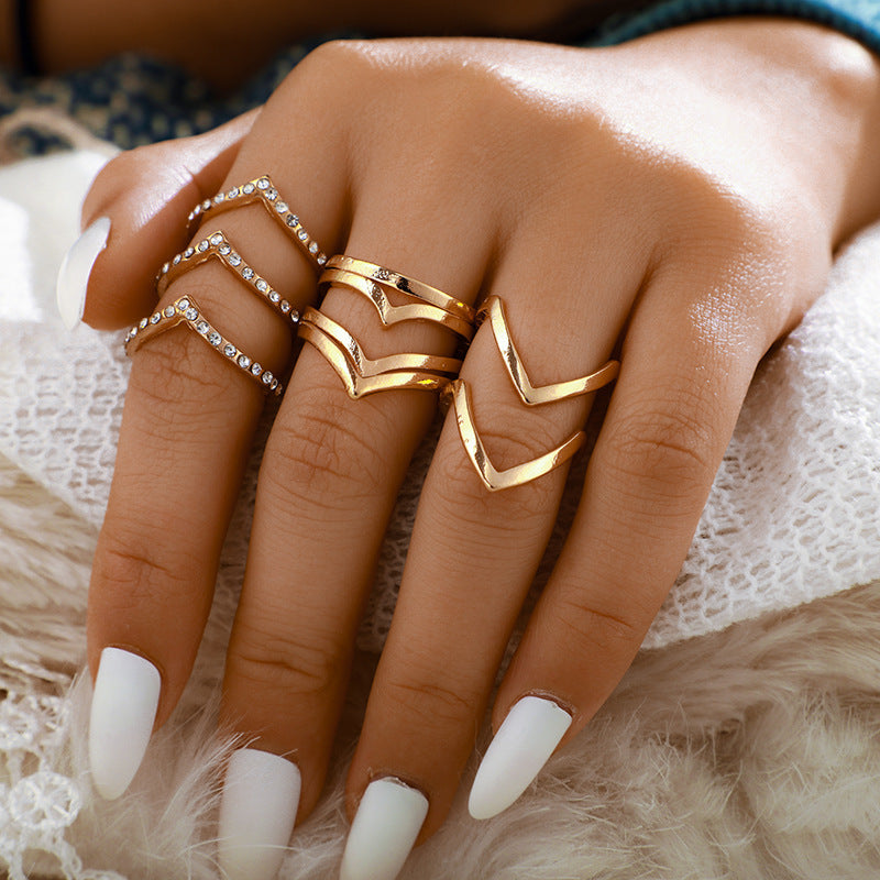Adjustable Personality Ring with Irregular Geometric Opening | Consonak
