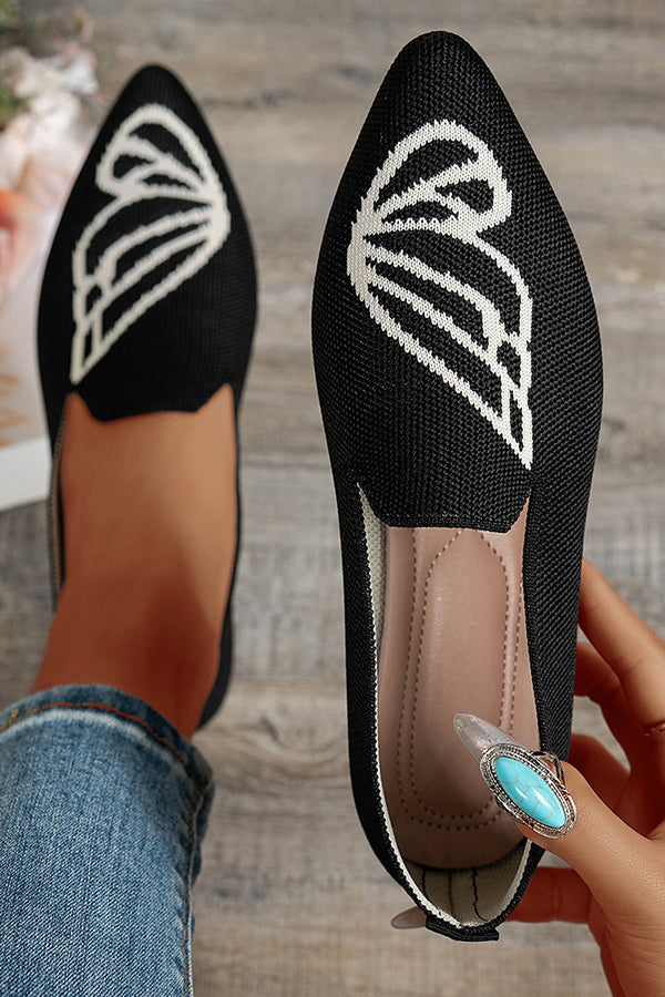 Elegant Pointed Toe Versatile Flat Shoes-consonak
