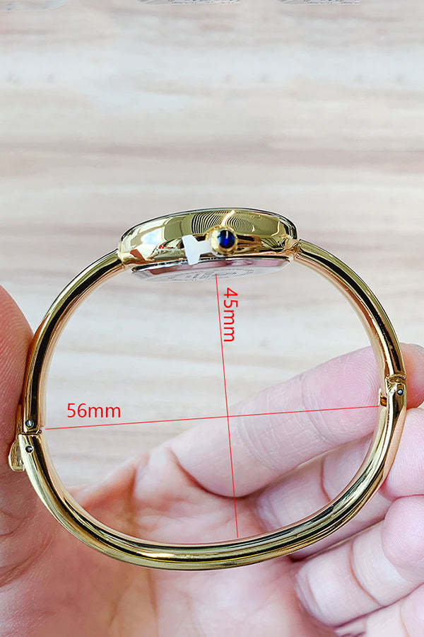 Fashionable Simple Oval Pointer Bracelet Watch-consonak