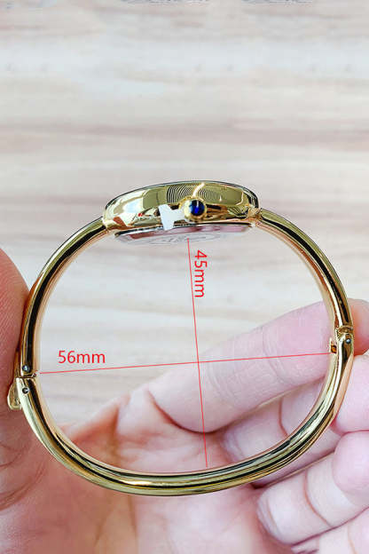 Fashionable Simple Oval Pointer Bracelet Watch-consonak