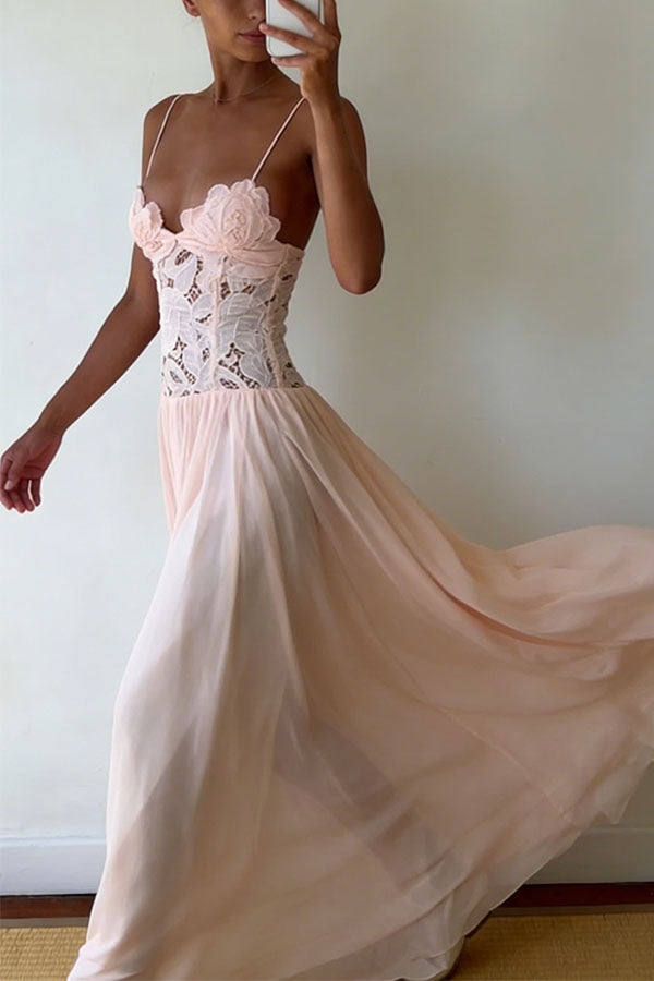 Amelie Lace Bustier Dress-Consonak