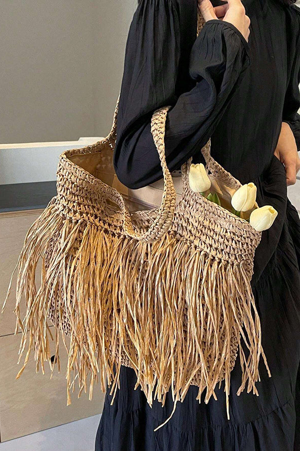Tassel Handwoven Bag-consonak