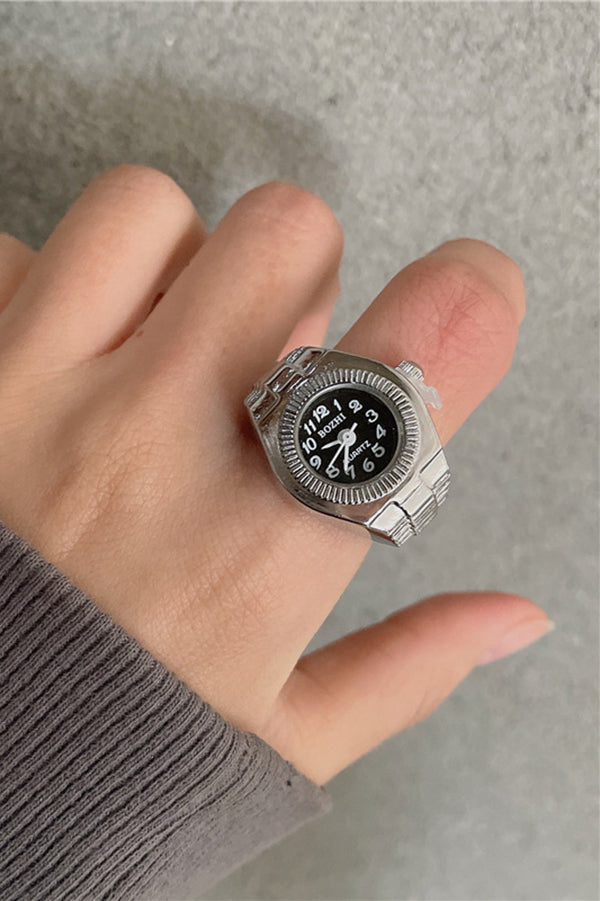 Fashion Creative Simple Mini Clock Ring | Consonak