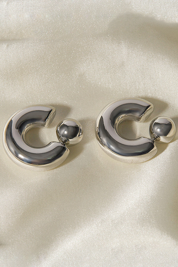 Fashionable C-shaped Niche Earrings | Consonak