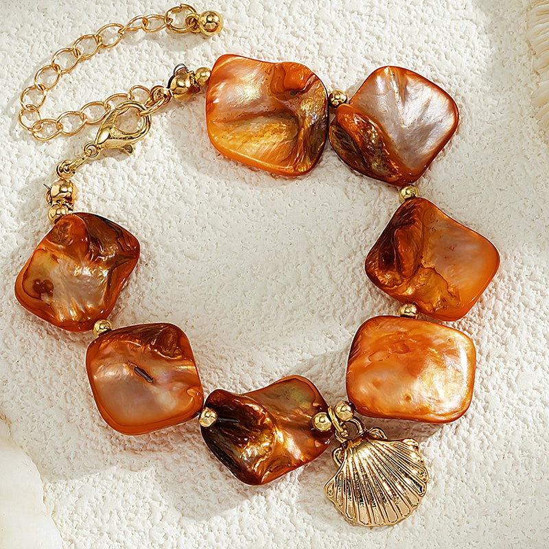 Beach Ocean Style Shaped Pearl Bracelet | Consonak
