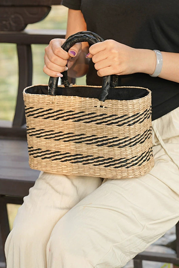 Nordic Style All-match Straw Handbag-consonak