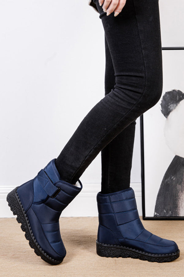 Warm Round Toe Thick-soled Casual Snow Boots-consonak