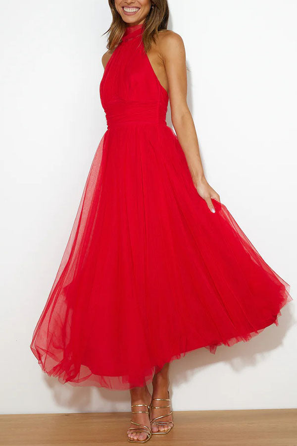 French fairy, ethereal chiffon patchwork detail suspender long dress | Consonak