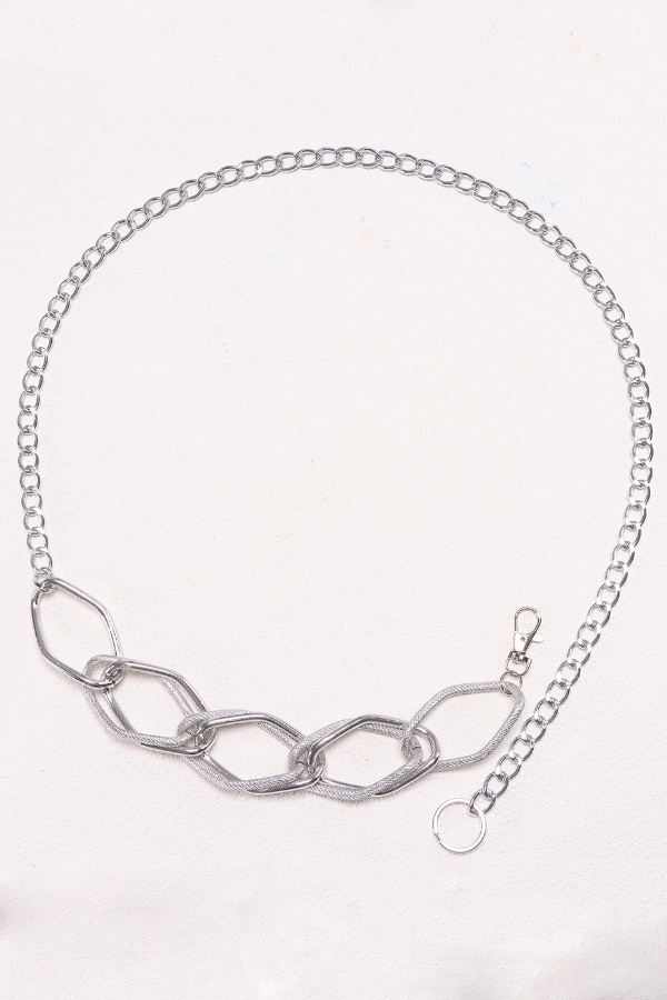 Fashionable Chunky Metal Chain Waist Chain-consonak