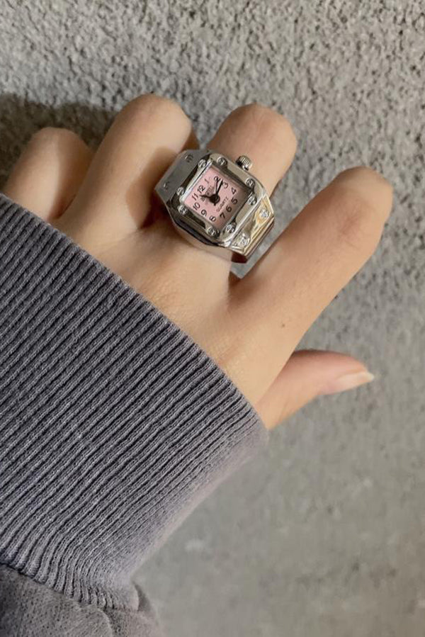 Fashion Creative Simple Mini Clock Ring | Consonak