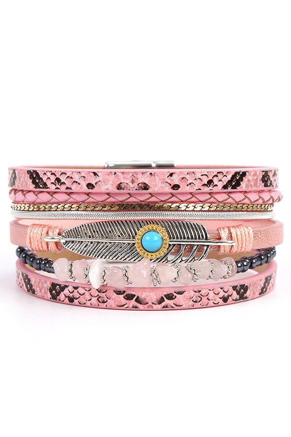 Bohemian Vintage Gravel Braided Bracelet | Consonak