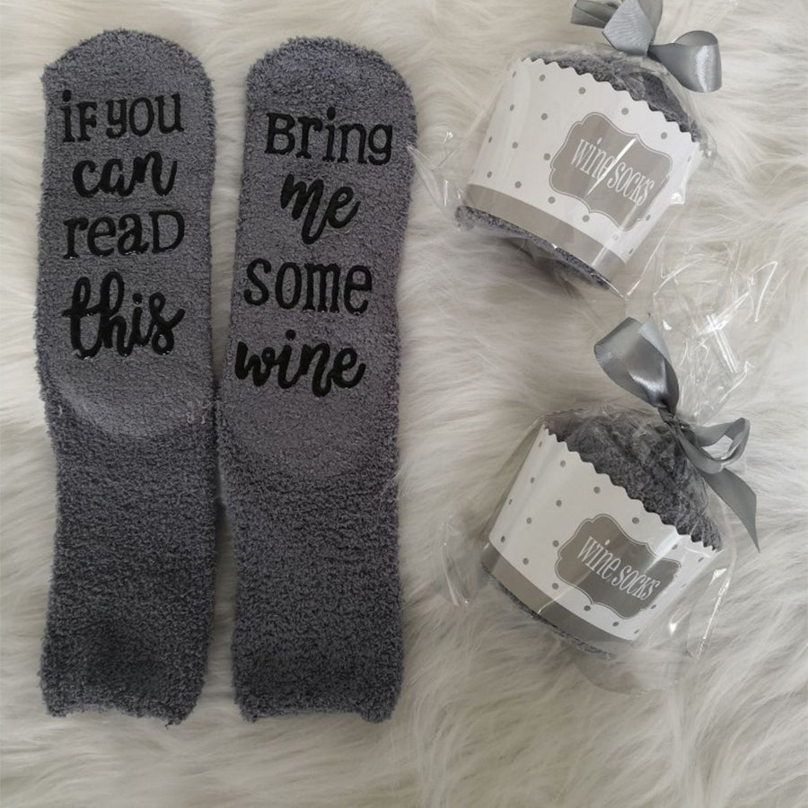 Bring Me Some Wine Socks-consonak