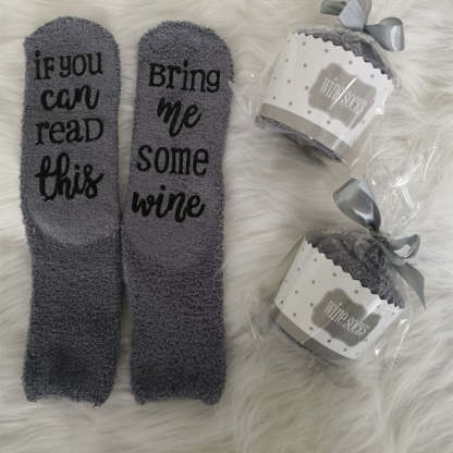 Bring Me Some Wine Socks-consonak