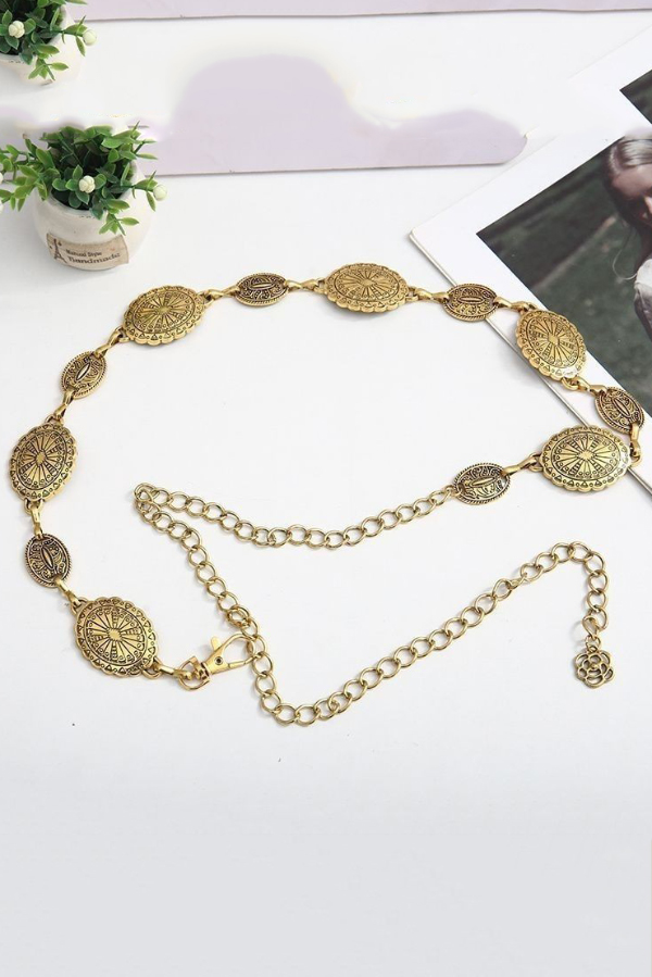 Bohemian Ethnic Style Metal Waist Chain-consonak