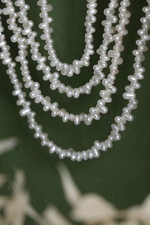 Gentle and Elegant Imitation Pearl Versatile Necklace-consonak