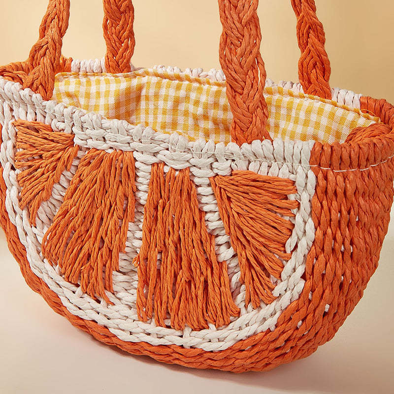 Cute Holiday Fruit Shaped Braided Bag-consonak