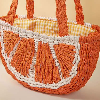 Cute Holiday Fruit Shaped Braided Bag-consonak