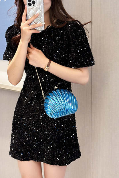 Fashionable and Elegant Chain Lock Shell Bag-consonak