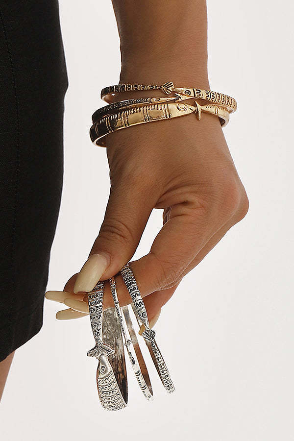 Retro Style Multi-layered Fish Shape Bracelet-consonak