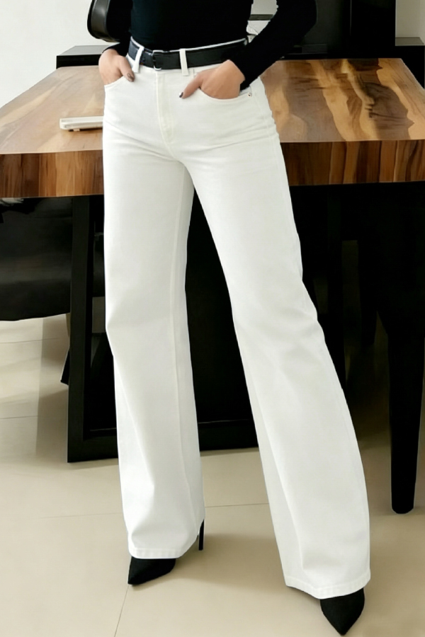 Stylish High-waisted Pockets Casual Women's Jeans-consonak