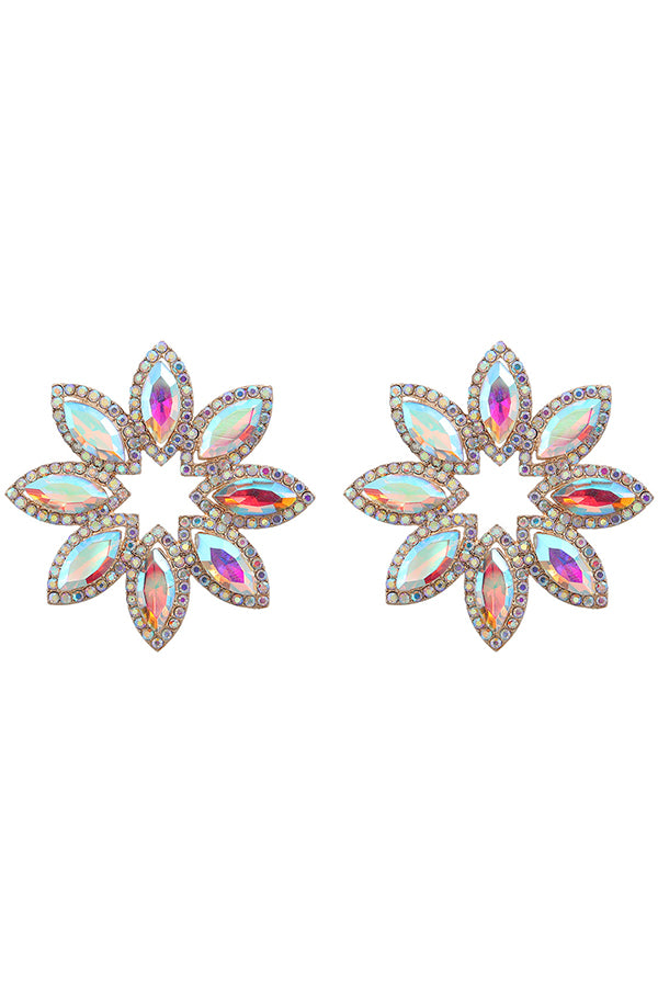  colour Floral Earrings-consonak