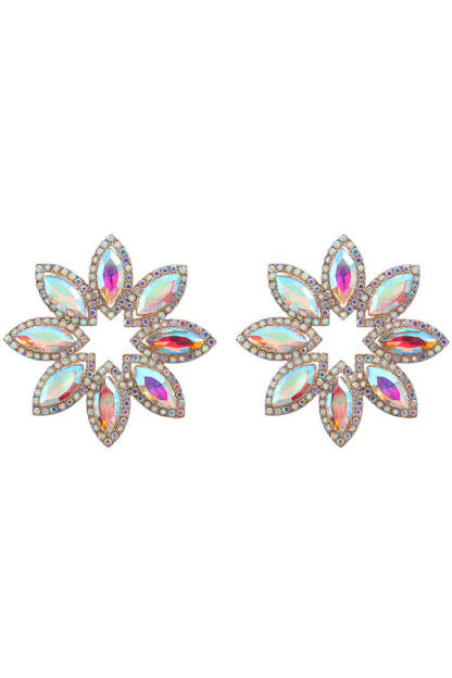  colour Floral Earrings-consonak