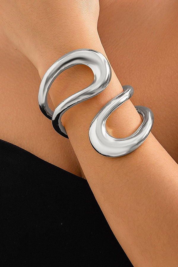 Fashion Alloy Twisted Double Layer Jewelry-consonak
