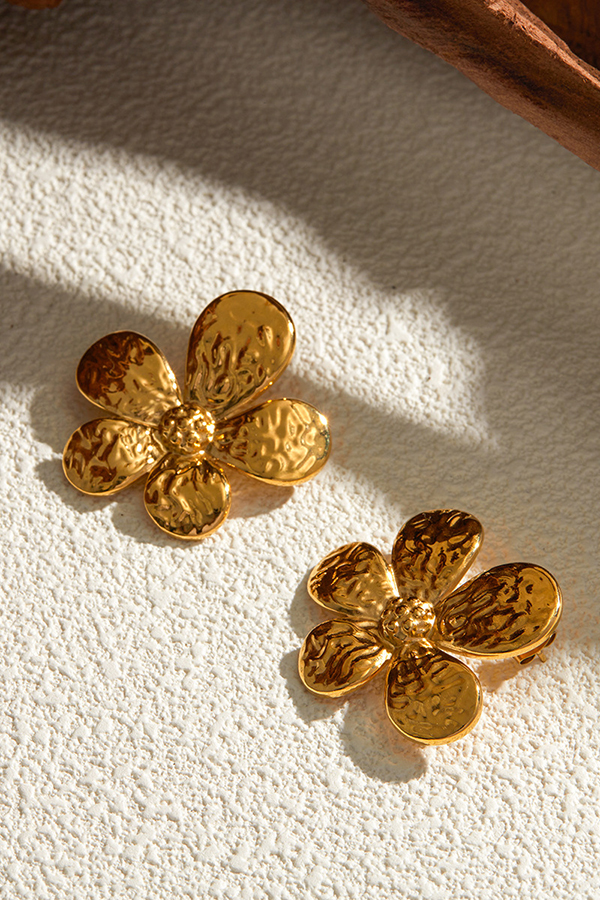 Fashionable Fresh Flower Earrings-consonak