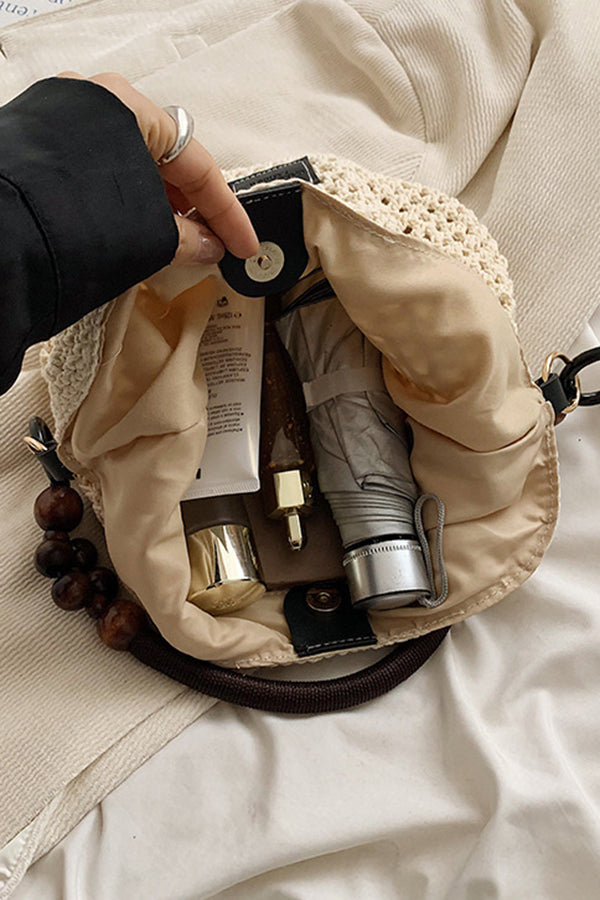 Ins Style Retro Hollow Straw Bag-consonak