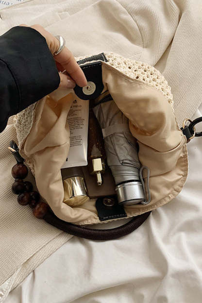 Ins Style Retro Hollow Straw Bag-consonak