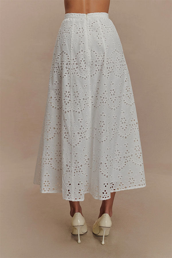 Marina Elegant Broderie Anglaise Set-Consonak