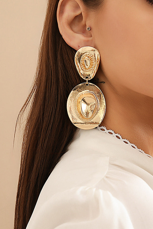 Western Cowboy Hat and Boots Pendant Earrings-consonak