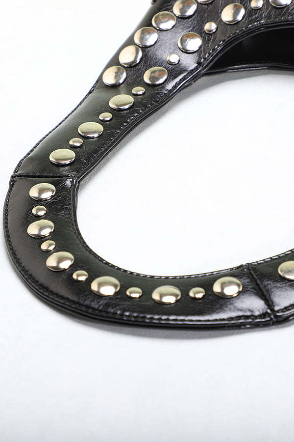 Punk Rivet Fashion Shoulder Bag-consonak